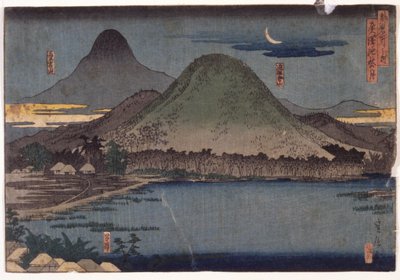 Krajobraz Z Wzgórzami autorstwa School Japanese