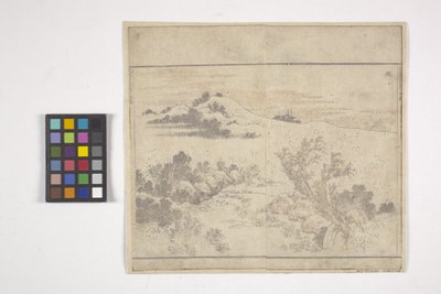 Bez tytułu (drzeworyt kolorowy) autorstwa School Japanese