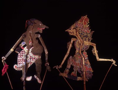 Wayang Kulit. Lalki Java. Kolekcja Jean Francois Hubert. Paryż autorstwa School Javanese