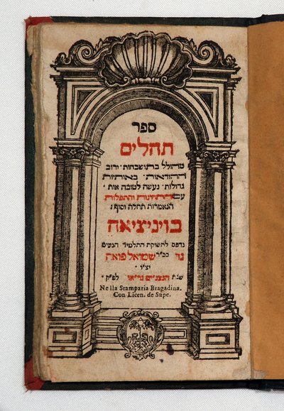 Księga Tehilim (księga z rycinami) autorstwa School Jewish