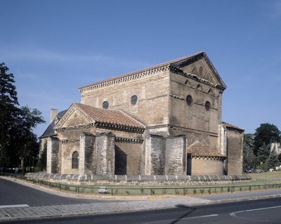 Widok zewnętrzny baptysterium, IV w. autorstwa School Merovingian