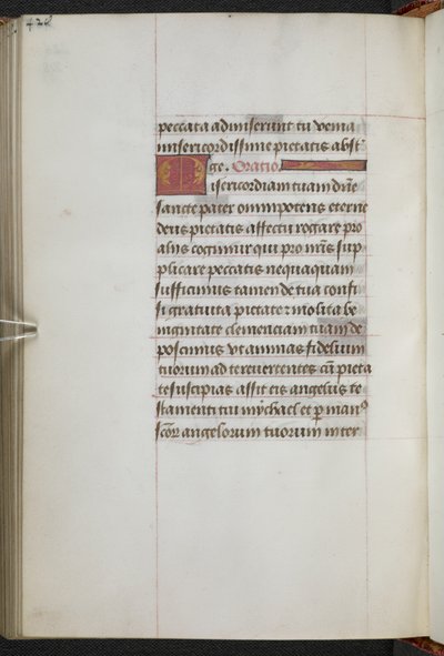 Kings 9, f.228v, Księga godzin, użycie Sarum ("Księga godzin Anny Boleyn") (welin) autorstwa School Netherlandish