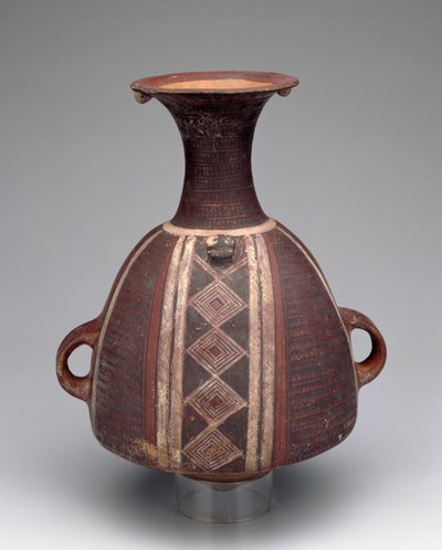 Naczynie, Inka (ceramika i pigment) autorstwa School Peruvian