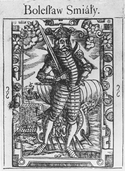Bolesław II Szczodry (rycina) autorstwa School Polish