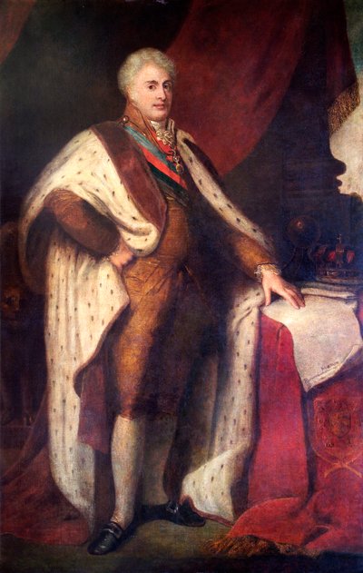 Król Jan VI (olej na płótnie) autorstwa School Portuguese