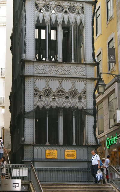 Winda Santa Justa, Lizbona, Portugalia (zdjęcie) autorstwa School Portuguese