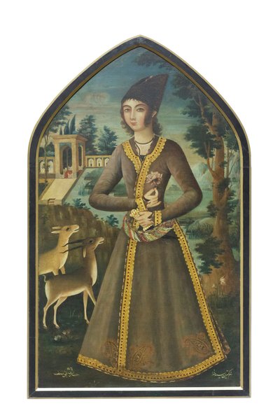 Święty Józef, Seyyed Mirza (olej na płótnie) autorstwa School Qajar