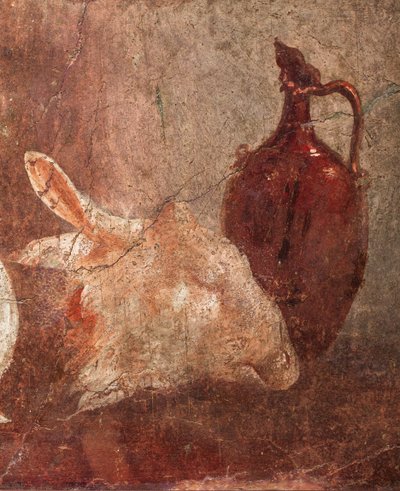 Posąg Dionizosa z głową kozła i owocami, Herkulanum autorstwa School Roman