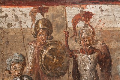 Sąd Salomona, Pompeje autorstwa School Roman