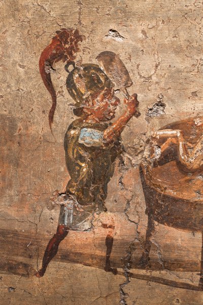 Sąd Salomona, Pompeje autorstwa School Roman