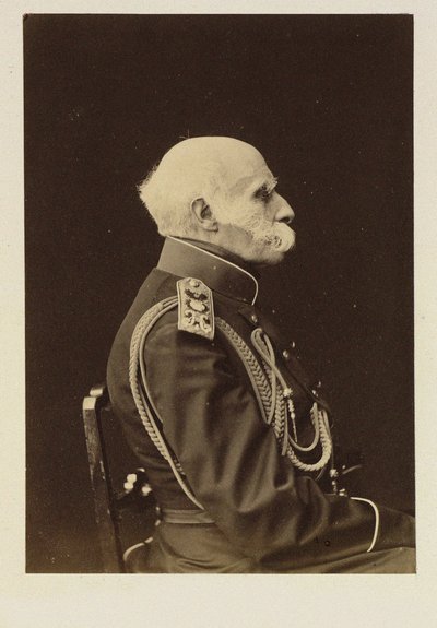 Hrabia Friedrich Benjamin von Lutke, niemiecki nawigator, geograf i badacz Bałtyku, poddany Imperium Rosyjskiego - Portret hrabiego Fiodora Pietrowicza Litke (1797-1882), Anonim . Litografia autorstwa School Russian