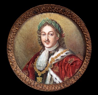 Piotr Wielki (1672-1725) autorstwa School Russian