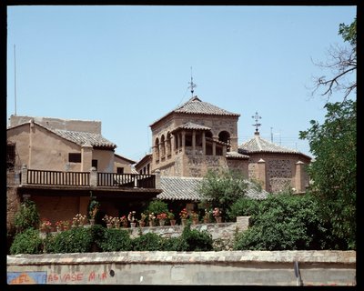 Widok domu malarza Dominikos Theotokopoulosa dit El Greco autorstwa School Spanish