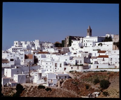Zobacz na Vejer de la Frontera, Andaluzja Hiszpania autorstwa School Spanish