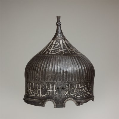 Hełm turban, ok. 1478–90 (stal, żelazo, srebro) autorstwa School Turkish