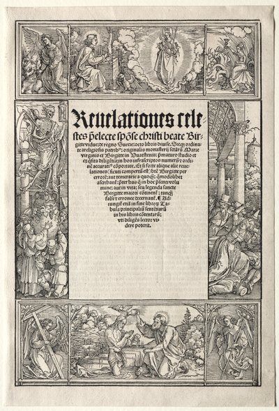 Granica - z chrztem Chrystusa autorstwa School of Albrecht Dürer