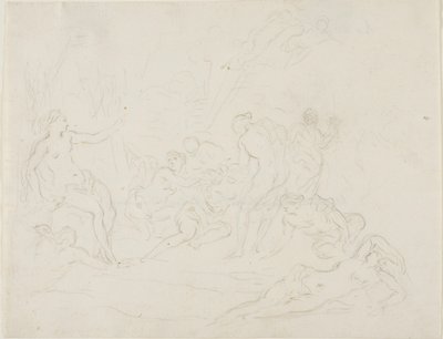 Diana i Callisto autorstwa School of Nicolas Poussin