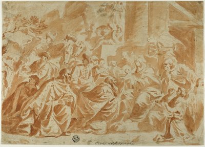 Adoracja Trzech Króli autorstwa School of Peter Paul Rubens