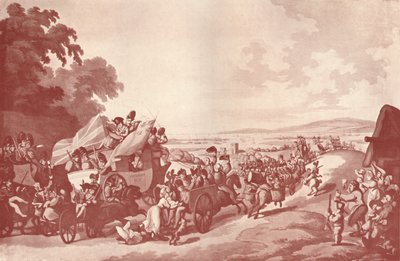 Niezwykła scena na drodze z Londynu do Portsmouth, 1909 autorstwa Schultz