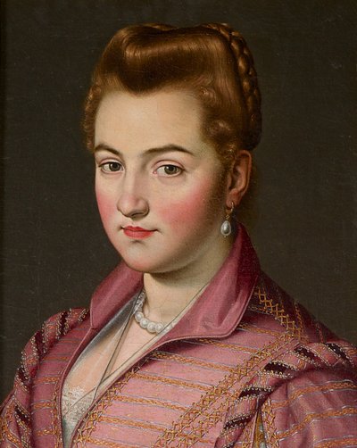 Dama z domu parmeńskiego, prawdopodobnie Costanza Colonna (olej na płótnie) autorstwa Scipione (1550 98) (attr. to) Pulzone