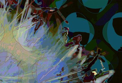 Karczoch_abst_horz8 (cyfrowy) autorstwa Scott J. Davis