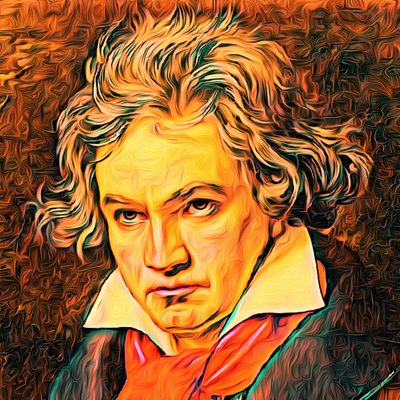 Beethoven2, 2021 (cyfrowy) autorstwa Scott J. Davis