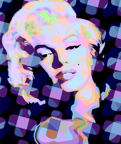 Marilyn Monroe (cyfrowa) autorstwa Scott J. Davis
