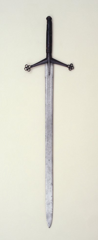 Claymore, ok. 1500-30 (stal) autorstwa Scottish School