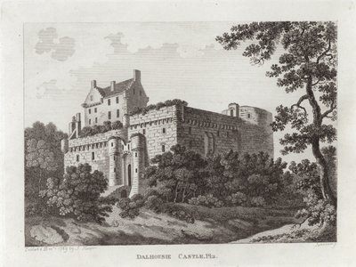 Zamek Dalhousie autorstwa Scottish School