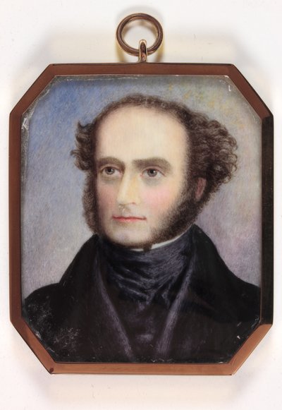 Lord George Bentinck (emalia) autorstwa Scottish School