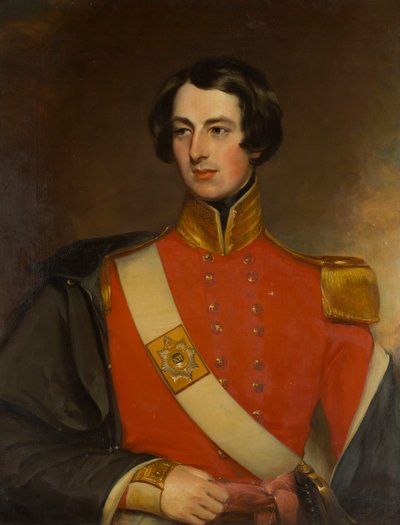 Kucyk w stajni (olej na płótnie) autorstwa Scottish School
