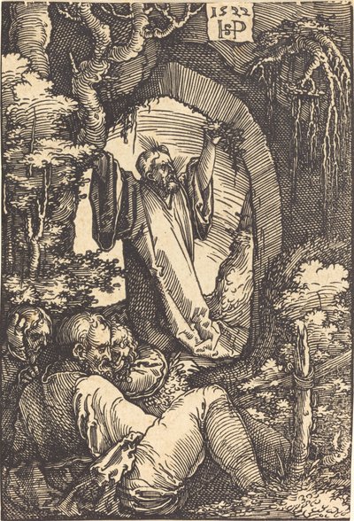 Chrystus na Górze Oliwnej autorstwa Sebald Beham
