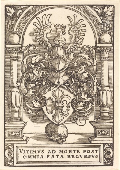 Herb Łazarza Spenglera autorstwa Sebald Beham