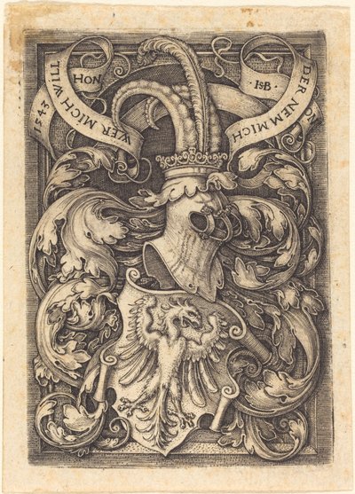 Herb z orłem autorstwa Sebald Beham