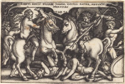 Herkules i Iole autorstwa Sebald Beham