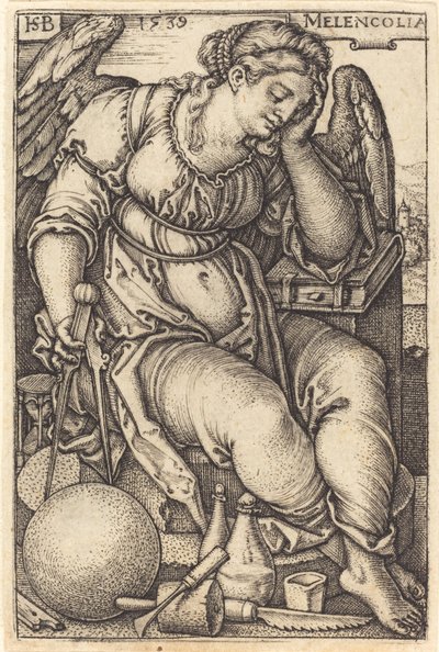 Melancholia autorstwa Sebald Beham