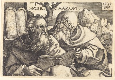 Mojżesz i Aaron autorstwa Sebald Beham