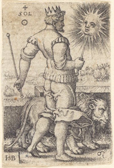 Sol autorstwa Sebald Beham