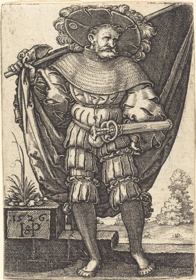 Standardowy okaziciel autorstwa Sebald Beham