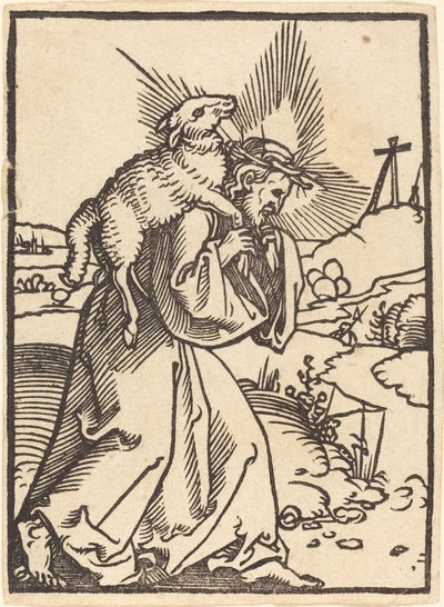 Dobry Pasterz autorstwa Sebald Beham