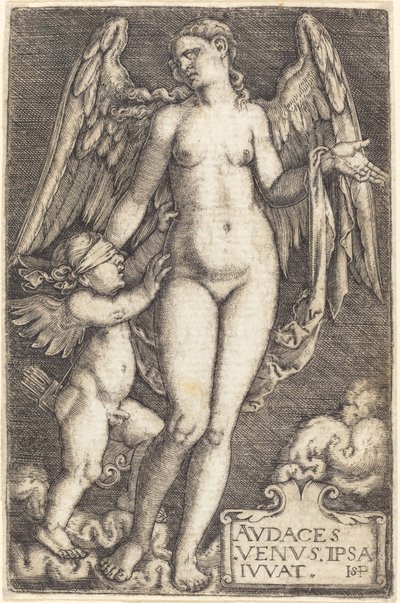 Wenus i Kupidyn autorstwa Sebald Beham