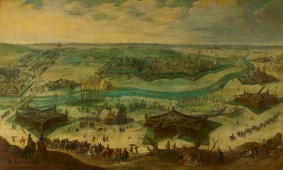 Oblężenie Julicha, 1621-22 autorstwa Sebastiaen Vrancx (attributed to)
