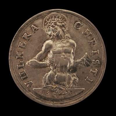 Mąż boleści [awers], 1631. autorstwa Sebastian Dadler