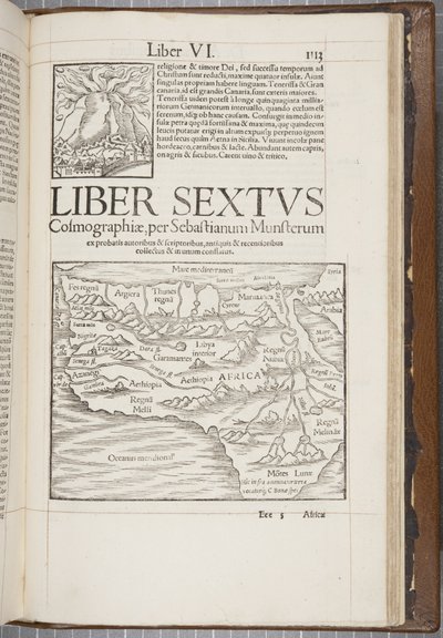 Kosmografia, kol. 1113, 1544 autorstwa Sebastian Munster