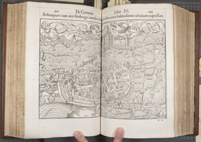 Kosmografia, Fols 442-443 autorstwa Sebastian Munster