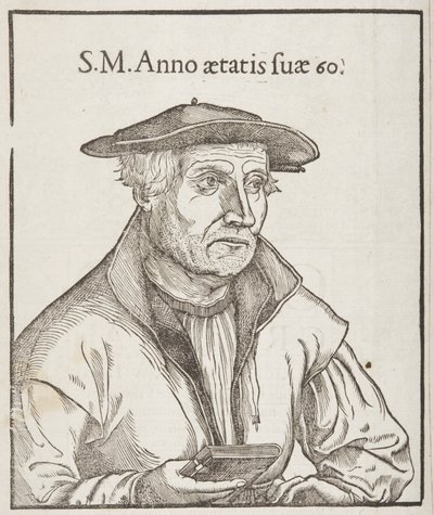 Kosmografia, rewers strony tytułowej, 1544 autorstwa Sebastian Munster