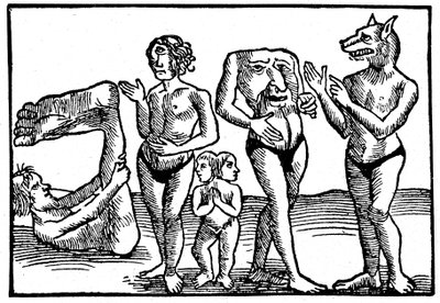 Fantastyczne stworzenia w Afryce autorstwa Sebastian Munster