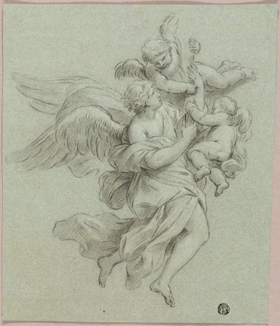 Anioł z Putti autorstwa Sebastiano Conca