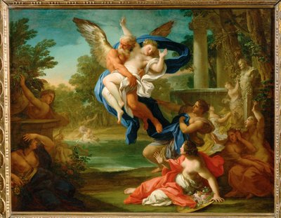 Boree enlevant Orythyie - Gwałt na Oreithyi dokonany przez Boreasa ... autorstwa Sebastiano Conca