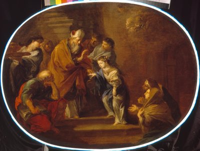 Ofiarowanie Najświętszej Maryi Panny autorstwa Sebastiano Conca